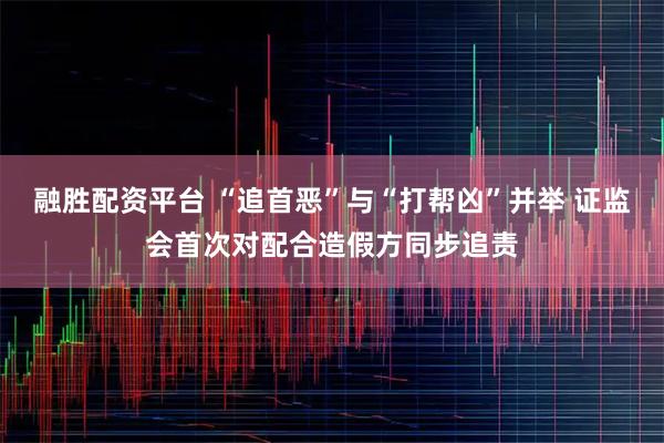 融胜配资平台 “追首恶”与“打帮凶”并举 证监会首次对配合造假方同步追责