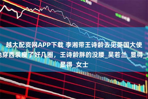 越大配资网APP下载 李湘带王诗龄去见英国大使，她穿西装瘦了好几圈，王诗龄胖的没腰_吴若兰_显得_女士